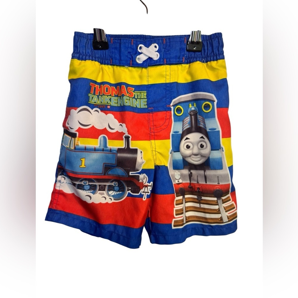 💥Thomas & Friends Colorful Engine Swim Shorts 24 Months